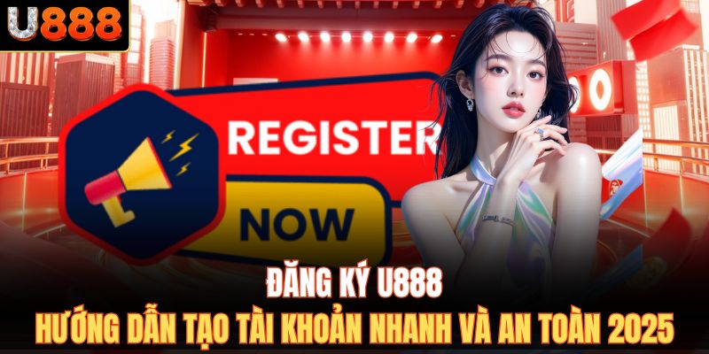 Đăng Ký U888 – Hướng Dẫn Tạo Tài Khoản Nhanh Và An Toàn 2025