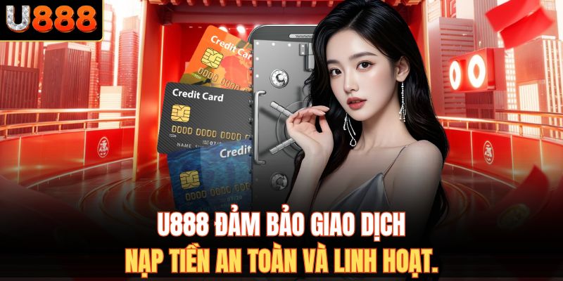 U888 đảm bảo giao dịch nạp tiền an toàn và linh hoạt.